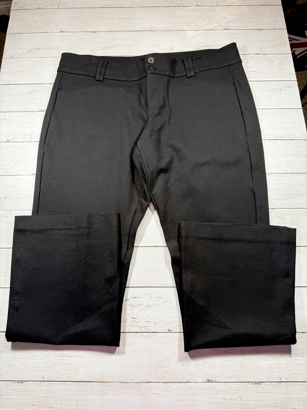 Torrid Black Dress Pants 18R 2X Stretch Straight Leg Work Trouser